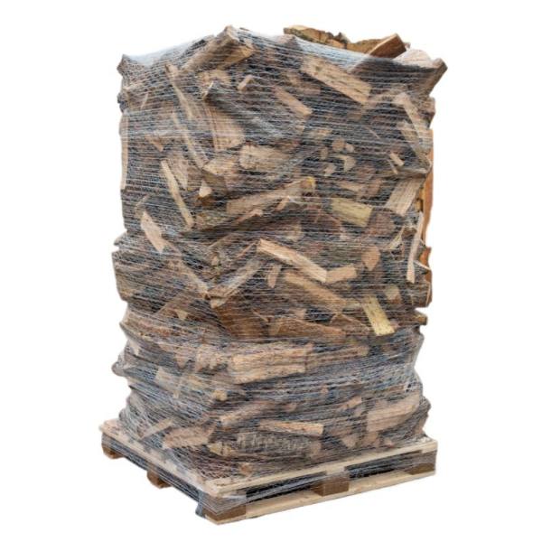 Lenha 33 cm – fardos em palete – 2 m³ – seca ao ar