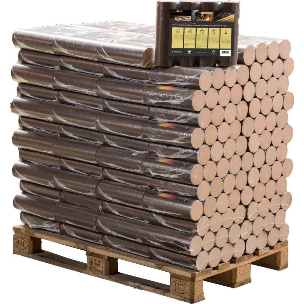 Briquetes Pini-Kay Premium – 960 kg – 96 lotes – 5,2 kWh