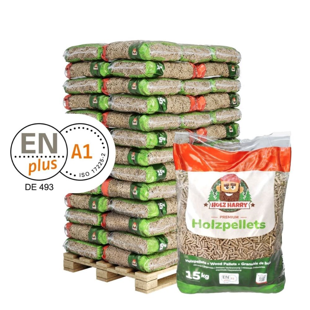 Granulés Holz Harry Premium ENplus A1 – 975 kg – sans additif