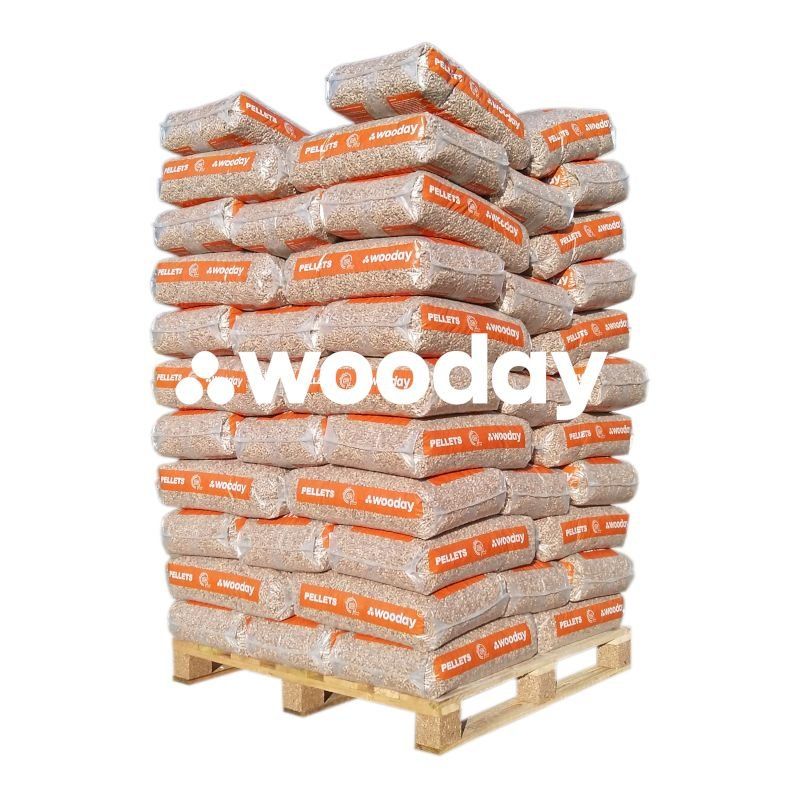 Granulés WOODAY – palette de 65 sacs
