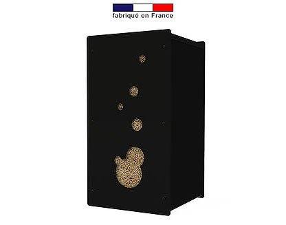 Caixa para pellets Granulebox Bulle – preta – 55 kg