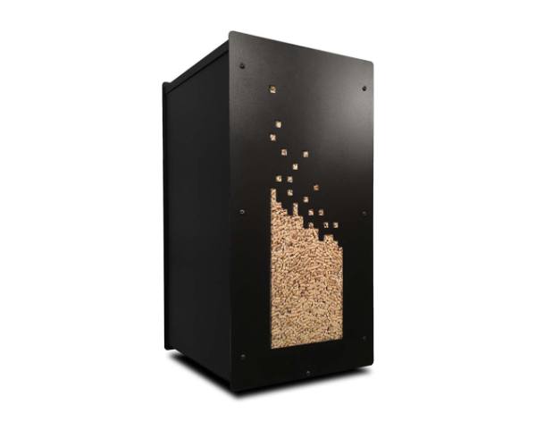 Caixa para pellets Granulebox Numérik – preta – 55 kg