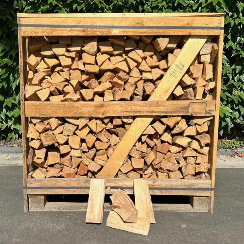 Bois de cheminée hêtre séché en chambre | 1 stère